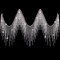 1 Yard, Rhinestone Fringe Rhinestone Trim Rhinestone Fringe Belt Rhinestone Fringe Trim Beaded Fringe Trim Rhinestone Ribbon Tassel Chain for Jeans Clothing Accessories DIY Decoration (Silver)